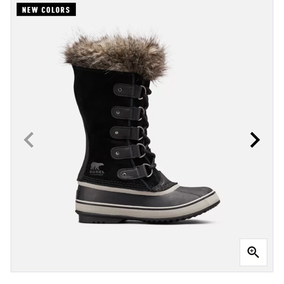 Sorel Joan of Arctic Black Snow Boots 6.5 - Picture 2 of 5